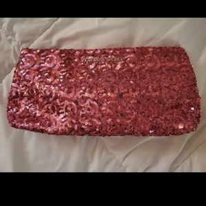 NWOT Victoria's Secret Pink Sequins Clutch Bag